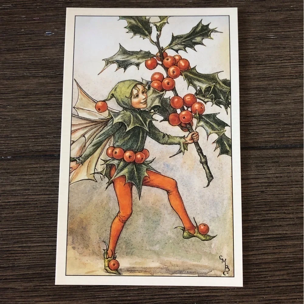 Garden Flower Fairies by: Cicely Mary Barker postcard set #7